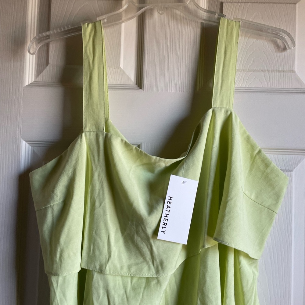 Heatherly Women's Size 2X Green Tank Top - Picture 6 of 14